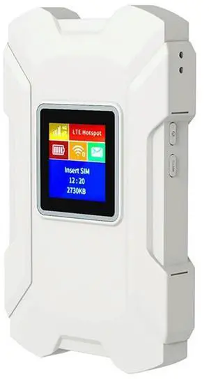 FOR 4G Router Wifi Portable Modem Mini Outdoor Pocket Mifi 150mbps Sim Card Slot Repeater 3000mah White