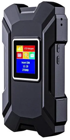 FOR 4G Router Wifi Portable Modem Mini Outdoor Pocket Mifi 150mbps Sim Card Slot Repeater 3000mah Black
