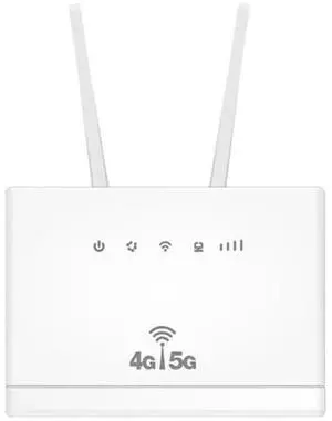 FOR 1Set 4G CPE Router Modem RJ45 LAN WAN External With Sim Card White US Plug
