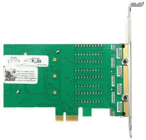 FOR 4 Port Network Card PCI Express X1 to RJ45 RTL8111H 10/100/1000Mbps Gigabit Ethernet Lan Card for PC Desktop