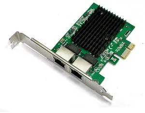 FOR 2 Port 2.5G PCIe Network Card 2.5 Gigabit Ethernet Adapter RTL8125BG PCI-E Ethernet LAN Adapter for Desktop PC