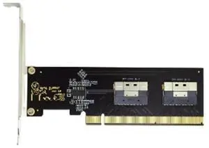 FOR PCIe 4.0 X16 to 4 Ports NVMe-Compatible Expansion Card PCI-E Gen4/3 8I SFF8654 Graphics Card Adapter