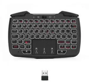 FOR RK707 2.4Ghz Game Controller Keyboard Mouse Combo Turbo Function For PC/ Pi2/ TV /TV