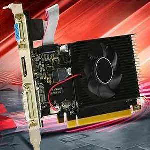FOR 1 Piece R5 230 2GB GDDR3 Graphics Card -Compatible DVI-D VGA Video Card Black