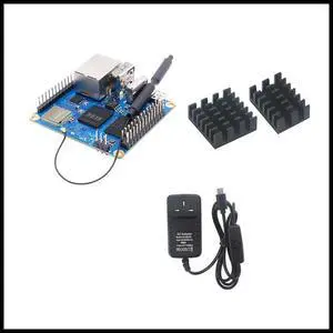 FOR Pi Zero3 Board 1.5GB RAM H618 WiFi5+BT5 Gigabit LAN for 12 12 with Heat Sink UK Plug