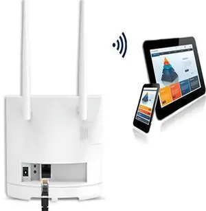 FOR 4G Wifi Router SIM Card 300Mbps WiFi Router Home Support 4G to LAN Port 16 WiFi Users-UK Plug