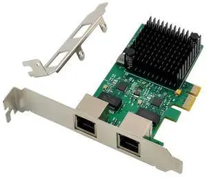 FOR PCI-E X1 2.5G Gigabit Server Network Card RTL8125B Dual-Port Ethernet Network Card Desktop Server Network Card