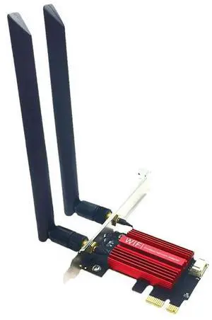 FOR BE200 PCIE Wifi Adapter WiFi 7 8774Mbps 5.4 Gaming PC 2.4G/5G/6GHz Network Card(8DB)