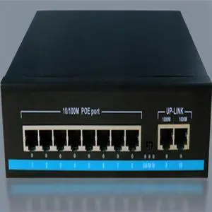 FOR POE Switch 10 Port 100Mbps Ethernet Smart Switch Support Network Switch for Camera EU Plug