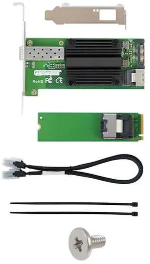 FOR SFP+M.2 10G for 82599 EN Single Port Ethernet Network Adapter X520-DA1,Excluding 10G Fiber Optic Modul