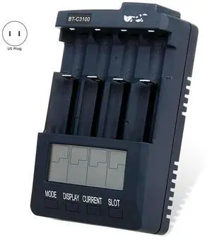FOR BT-C3100 4 Slots Smart Adapter Adapter For Rechargeable US PLUG