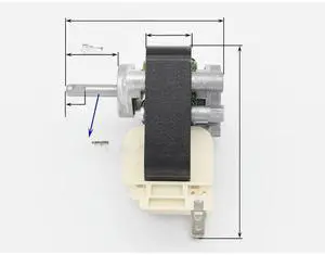 FOR 6013 6015 6020 Fan Motor For Fruit Dryer Commercial Large Fruit Tea Vegetable Motor replacement With Fan Blade