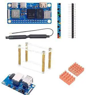 FOR Pi Zero 2W Board RAM+Expansion Board+Case+Heat Sink DDR4 H618 Wifi5 BT5.0 Support 4K 60FPS
