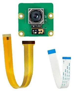 FOR Pi Camera Module 3 Wide 12MP IMX708 Autofocus Camera Wide Angle 75 Degrees For Pi 5 Zero-ABEP