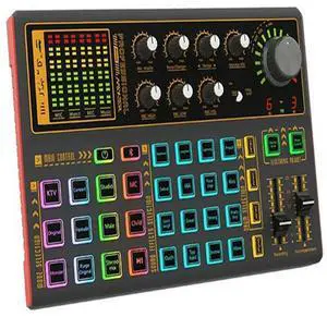 FOR SK300 Mixer Shaking Live Equipment English Version Mobile Phone Computer USB External Multi-Function Sound Card
