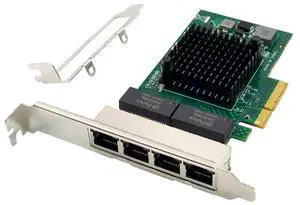 FOR PCI-E X4 Server Network Card BCM5719 4 Port RJ45 Gigabit Ethernet Server Adapter PCI-E Network Card Adapter