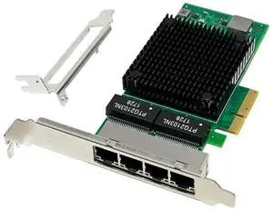 FOR I340-T4 PCI-E X4 Gigabit Server Network Card 4-Port RJ45 PCI Express X Gen 2.1 5GT/S 82580EB Server NIC