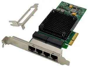 FOR I350-T4 PCI-E X4 Gigabit Server Network Card Four-Port RJ45 Gigabit Industrial Vision Server Network Card