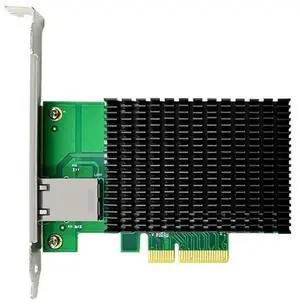 FOR PCI-E X4 10Gigabit Single Electrical Port Server Network Card Server NIC AQC107 RJ45 Ethernet NIC for PC Laptop