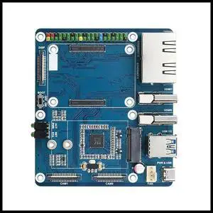 FOR Pi CM4 Dual Gigabit Ethernet Port Backplane Core Board Computing Module 5G/4G/USB IoT Expansion Board FOR Pi CM4 Dual Gigabit Ethernet Port Backplane Core Board Computing Module 5G/4G/USB IoT Expansion Board