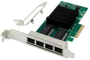 FOR PCIE X4 1350AM4 Gigabit Server Network Card 4 Electric Port RJ45 Server Industrial Vision Network Card