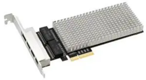 FOR PCIE 4-Port 2.5G Diskless Network Card, Gigabit Wired Network Port, ESXi Diskless PXE Startup(B)