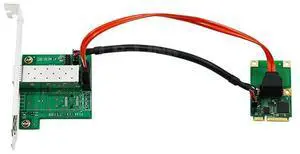FOR I210 Single Optical Port Gigabit Network Card Mini Pcie Portable Ethernet Card Network Adapter Network Card