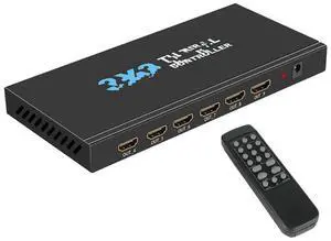 FOR 4K 3X3 -Compatible TV Video Wall Controller 3X4/4X3/4X4 Multi Video Screen Processor Switcher With Remote