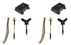 FOR 2X 3.3G 4W FPV VTX 8CH 4000Mw FPV Video For FPV RC Racing Drone-ABEP