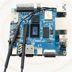 FOR Pi 5B 4G RAM+32G EMMC Board 8 Core 64 Bit Processor Programming Motherboard with Heat Sink