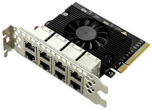 FOR PCIE X8 Ports Gigabit Ethernet Controller Card 1X 1000Mbps NIC RTL8111H Chips For Desktop Industrial Camera Control