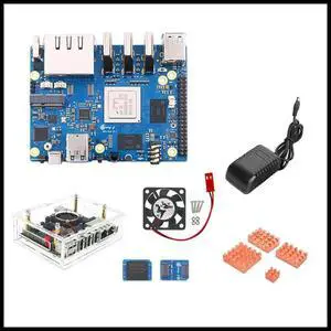 FOR Peel 5 Plus 16GBRAM+256GB Emmc Module RK3588 Octa-Core Support 8K Video 2.5G WiFi6 Module Accessories EU Plug