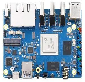 FOR Pi 5 Plus Board 16G+32G Memory Card RK3588 64Bit 2.5G M.2 Slot Support 2230 Wi-Fi 6 BT Module