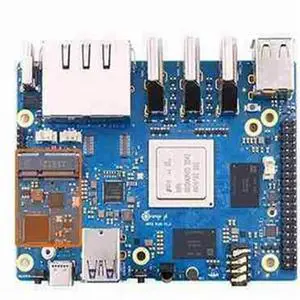 FOR Pi 5 Plus 16GB RAM RK3588 Octa-Core 2.5G Dual Network Port with PCIE Expansion Board with Accessories EU Plug