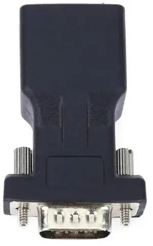 FOR RJ45 to RS232 Male to LAN CAT5 CAT6 RJ45 Network Ethernet Cable Female Adapter Computer Extra Switch Converter