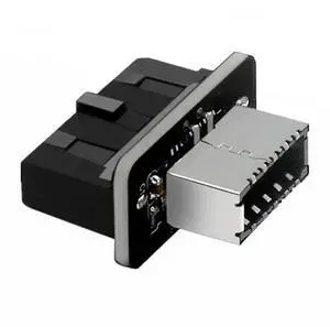 FOR USB 3.0 (3.1 Gen 2) 19 Pin Header to USB 3.1 Type-E to 20 Pin A-Key Adapter for Type C Front Panel Chassis Bracket