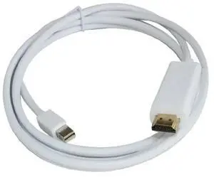 FOR 1.8M/6FT Golden Plated Mini Display Port/DP to HDMI Male Adapter cable For Air Pro