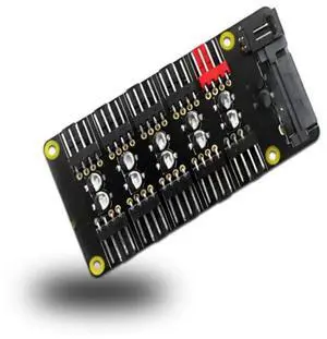 FOR PWM Fan Hub 4 Pin Cooler Hub Extension Cable with SATA Power Supply Adapter t 10 fans control