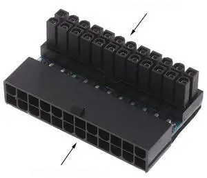 FOR 2Pcs/lot ATX 24Pin 90 degree 24 pin to 24pin Power Plug Adapter Motherboard Power Con tors Modular for Power Supply Cables FOR 2Pcs/lot ATX 24Pin 90 degree 24 pin to 24pin Power Plug Adapter Motherboard Power Con tors Modular for Power Supply Cables