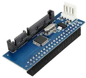 FOR 40Pin 3.5 IDE to 7+15 22 pin SATA Male Adapter Internal Hard Drive Card Adapter