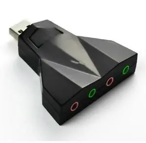 FOR Double Sound Card Virtual 7.1 Channel USB 2.0 Audio Adapter Dual Microphone and Headset 7.1Ch 3D Audio Sound Card FOR Double Sound Card Virtual 7.1 Channel USB 2.0 Audio Adapter Dual Microphone and Headset 7.1Ch 3D Audio Sound Card