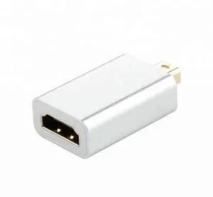 FOR Mini Display Port to HDMI-compatible Female Adapter mini dp 1080p