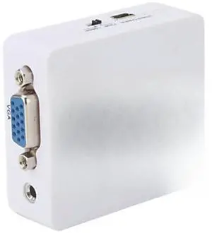FOR Mini HD 1080P Audio VGA To HDMI HD HDTV Video Converter Box Adapter With HDMI Cable For PC Laptop to HDTV Projector