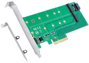 FOR PCIe x 4 to NGFF(PCIe) SSD+SATA to NGFF(SATA)adapter card