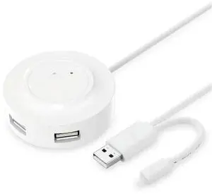 FOR 4 Ports USB 2.0 HUB with Micro USB2.0 OTG USB Splitter Adapter with Cable for Laptop PC Computer