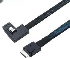 FOR High Speed SAS 8611 4I to MINI SAS SFF-8087 Right Angle Cable for PC Hardware