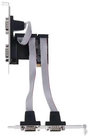 FOR PCIe 4 Ports Serial Add on Card Multi RS232 DB9 COM Expansion Adapter Converter Asix 99100 Chipset FOR PCIe 4 Ports Serial Add on Card Multi RS232 DB9 COM Expansion Adapter Converter Asix 99100 Chipset