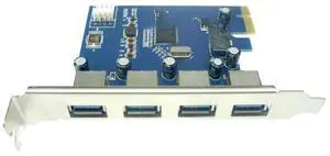 FOR High Speed PCIe USB 3.0 Convert Card PCI-E to 4 Ports USB3.0 Adapter