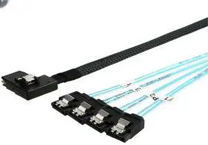 FOR MINI SAS SFF-8087 to 4-port SATA female con tion cable For Server