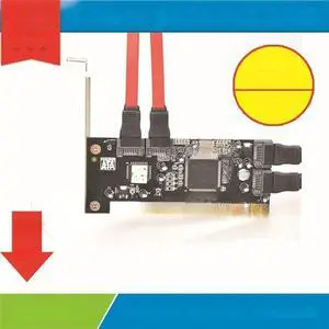 FOR 1pcs 4 Port SATA PCI CONTROLLER CARD 4 SATA SERIAL ATA PCI CONTROLLER I/O CARD PC+Cable
